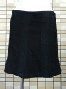 JILL STUART★ジル スチュアート 黒ラメレースミニスカート 2(S)サイズ 日本製【中古】Y02
