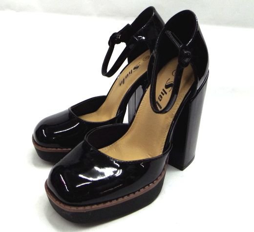 SHEIN /シーイン ★黒 /ブラック ハイヒール パンプス 6サイズ 【新品】K230114T-07-HOのサムネイル