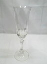Cristal de paris★クリスタル・ド・パリ/シャンパングラス/クリスタルガラス-1〜2【中古】K250429TK-14〜15