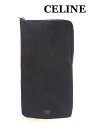 CELINE /セリーヌ ★サングラスケース 眼鏡ケース 黒 /ブラック スエード調 【中古】【美品】K250703-05-HO