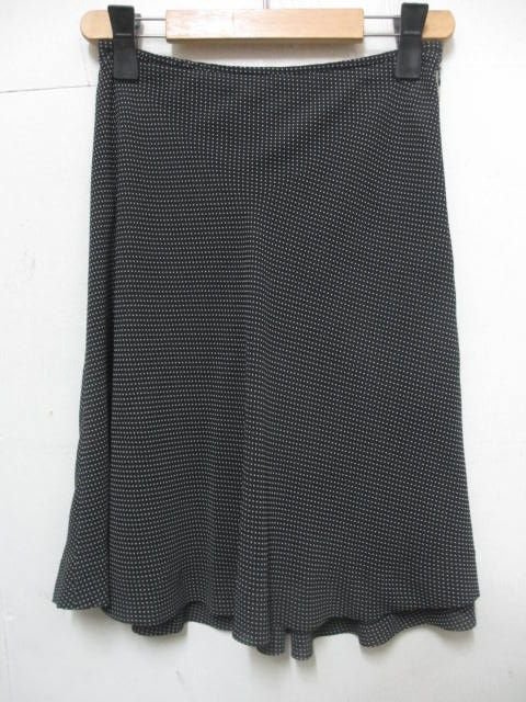 IENA★イエナ/ドット柄/スカート/ブラック/黒/日本製/W64cm/36サイズ【中古】F220811T