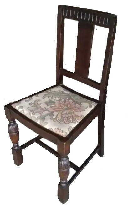 ダイニングチェア　英国アンティーク　イギリス　【オーク家具】【送料無料】