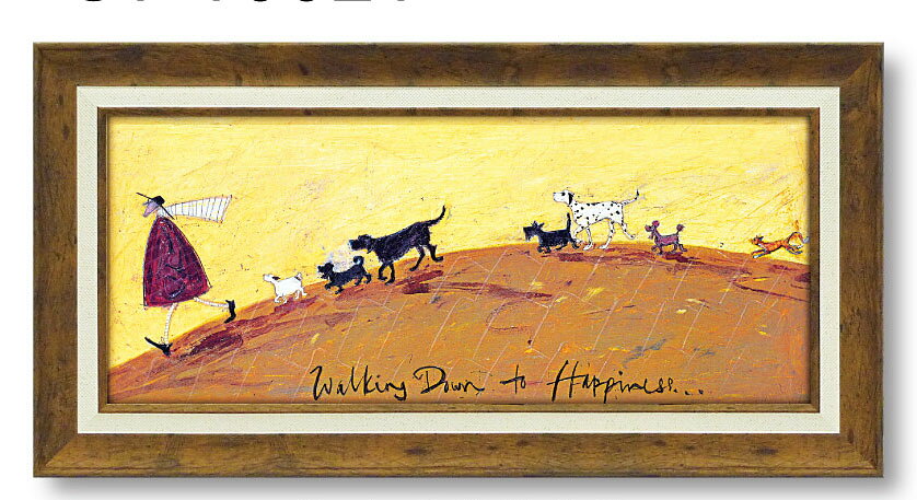 樂天商城 - ユーパワー サム トフト sam toft 幸せへ向かって　アートフレーム アートパネル 【送料無料】