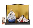 ひな祭り「置物とインテリア」雛人形 【平安 宴雛(小)白磁スワロフスキー】【送料無料】