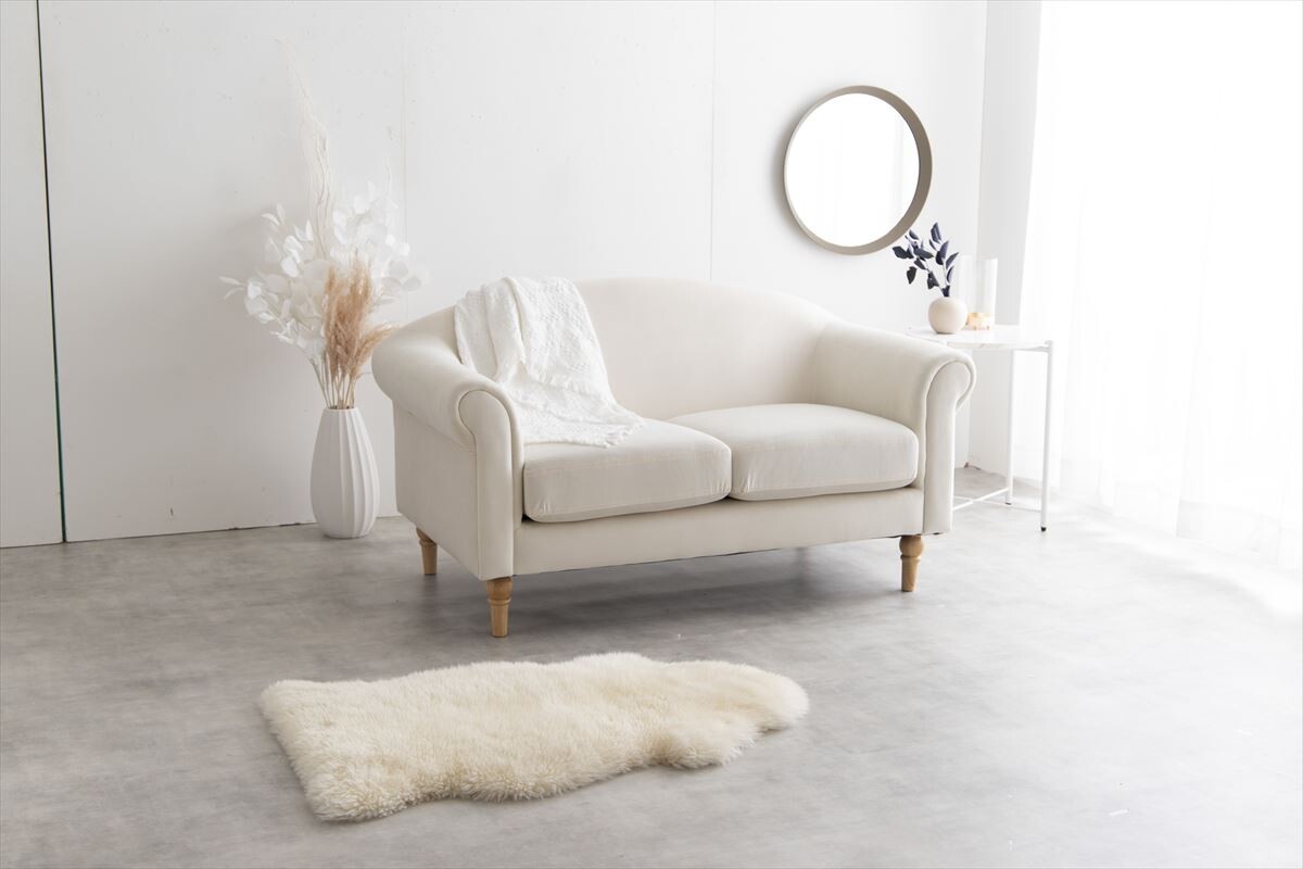 Cheri 2人掛けアンティーク風ベロアソファ　146010【送料無料】