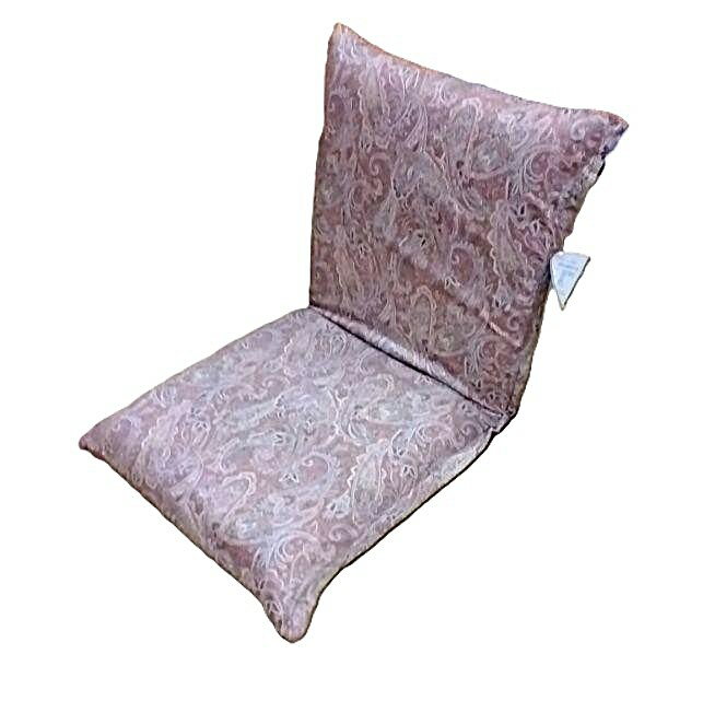 光製作所 ニューオリビア 座椅子 ファブリック座椅子 ペイズリー柄 ファブリック 5段階調整 昭和レトロ【送料無料】