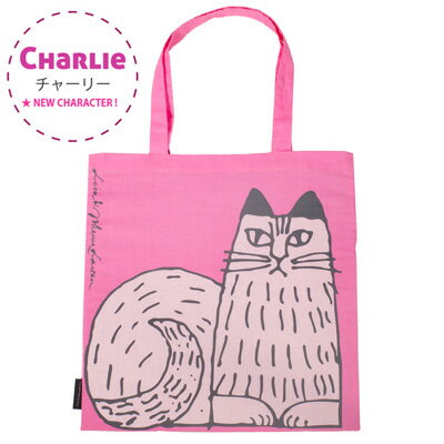 リサラーソン チャーリートートバッグ ピンクTote Bag（Charlie）【Lisa Larson】【リサ・ラーソン】