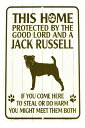 WbNbZeA G PROTECTED BY THE GOOD LORD AND A JACK RUSSEL XLTCY AJuLŔ AJG AJG TCv[g ^v[g ybg   Ŕ  JtF o[ X K[W CeA