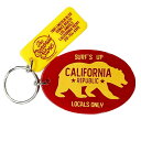 カリフォルニア ベア キーホルダー レッド アクリル製 カリフォルニア州 雑貨 アメリカ 西海岸 かっこいい おしゃれ 雑貨 アメリカン雑貨 おしゃれ アメリカン(4)