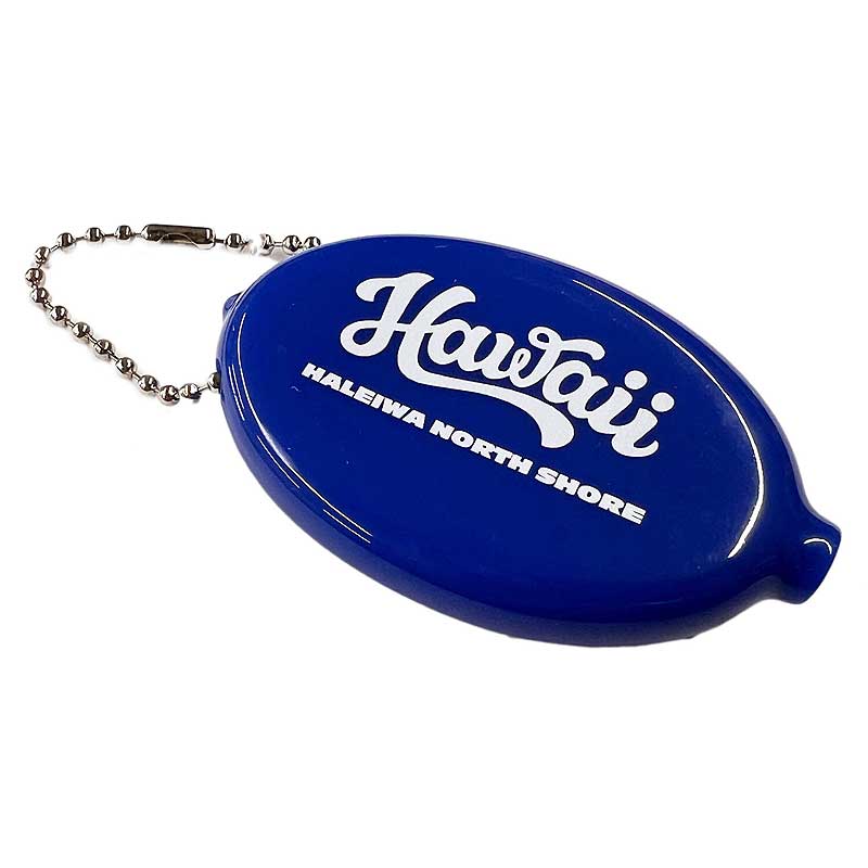 ハワイ HAWAII ラバーコインケース キーホルダー 小銭入れ ブルー ハレイワ ノースショア アメリカ ハワイ ハワイアン 雑貨 アメリカン雑貨 キーチェーン おしゃれ アメリカンのサムネイル