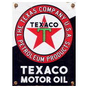 テキサコ Texaco Motor Oil レトロ調 ガソリン系 TEXACO アメリカンブリキ看板 アメリカ ブリキ看板 アメリカン雑貨 アメリカ雑貨 サインプレート メタルプレート ガレージ 看板 ポスター おしゃれ カフェ バー 店舗 インテリア アメリカ製