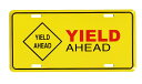【在庫処分価格】前方に優先道路があります YIELD AHEAD ライセンスプレート 完全売り切り品 アメリカン雑貨 アメリカ 雑貨 サインプレート メタルプレート ブリキ おしゃれ カフェ バー 店舗 ガレージ 雑貨インテリア 看板 標識