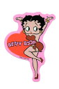 ベティ・ブープ ステッカー ハート柄 Betty Boop ベティちゃん 雑貨 シール キャラクター ポップ