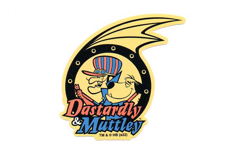 チキチキマシン猛レース ステッカー コンビ柄 ブラック魔王 ケンケン ゼロゼロマシン ハンナ・バーベラ ワッキーレース ディック・ダスタードリー マットレー グッズ 雑貨 シール キャラクター ポップ