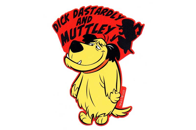 チキチキマシン猛レース ステッカー ケンケン DICK DASTARDLY AND MUTTLEY ハンナ・バーベラ ワッキーレース マットレー グッズ 雑貨 シール キャラクター ポップ