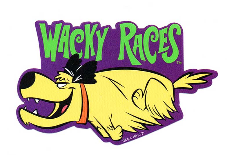 チキチキマシン猛レース ステッカー ケンケン WACKY RACES ハンナ・バーベラ ワッキーレース マットレー グッズ 雑貨 シール キャラクター ポップ