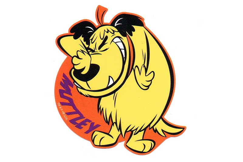 チキチキマシン猛レース ステッカー ケンケン 笑顔柄 ハンナ・バーベラ ワッキーレース マットレー グッズ 雑貨 シール キャラクター ポップ