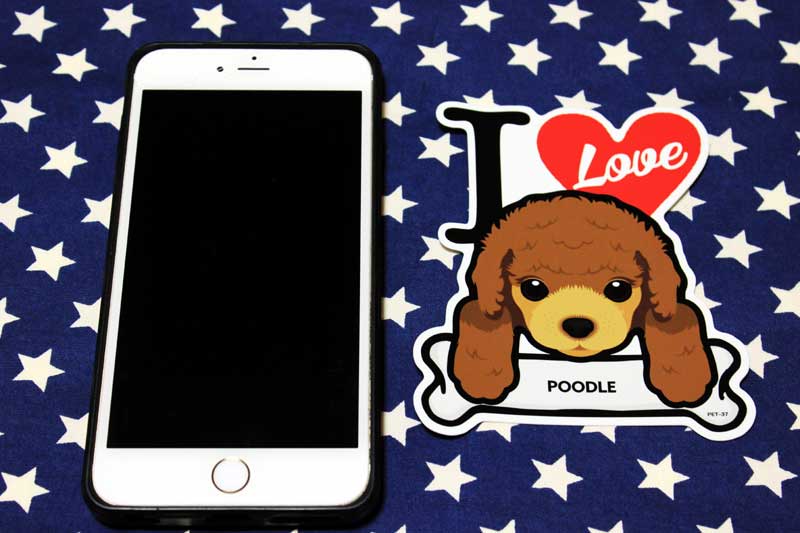 �ס��ɥ� ���� ���ƥå��� I LOVE POODLE �ѿ�ù� UV�ù� ���ںѤ� ������ǽ �� �ڥå�