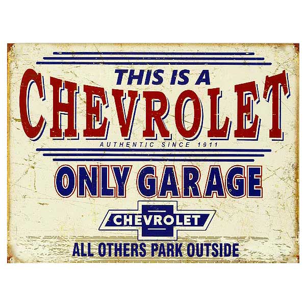 シボレー CHEVY ONLY GARAGE レトロ調 アメ