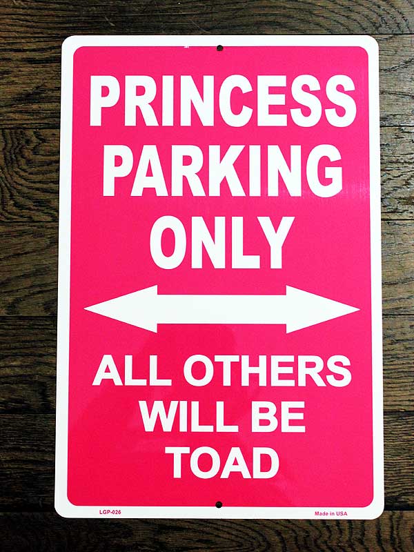 プリンセス PRINCESS PARKING ONLY 当店Lサイズ フラットタイプ プリンセス PRINCESS PARKING ONLY 当店Lサイズ フラットタイプ