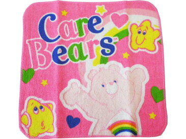 ケアベア タオルチーフ ミニハンドタオル スター T001 CareBears タオルハンカチ アメリカ 雑貨 アメリカン雑貨 ポップ かわいい おしゃれ キャラクター