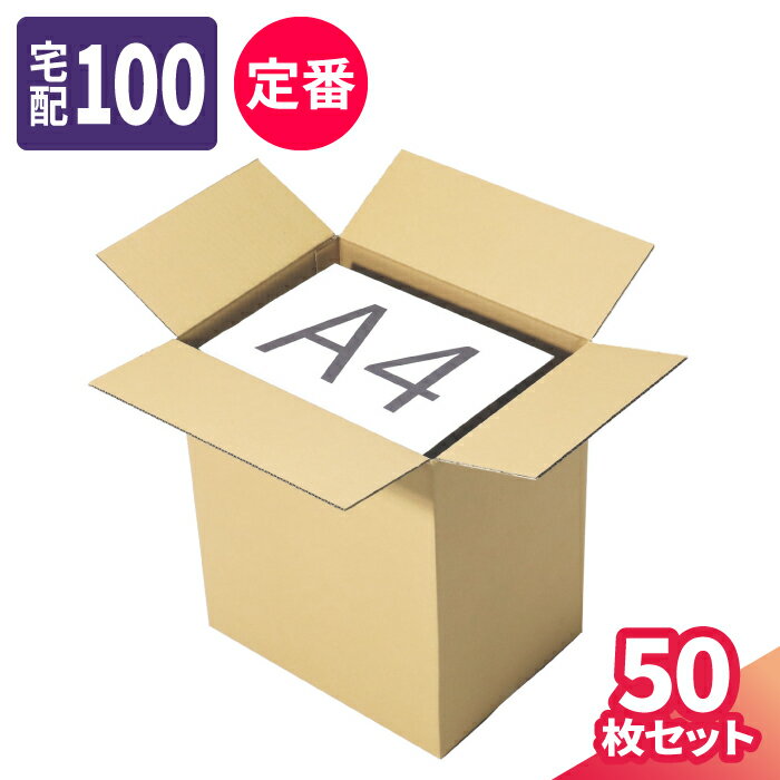 【送料無料】ダンボール 100サイズ 50枚 (335×24