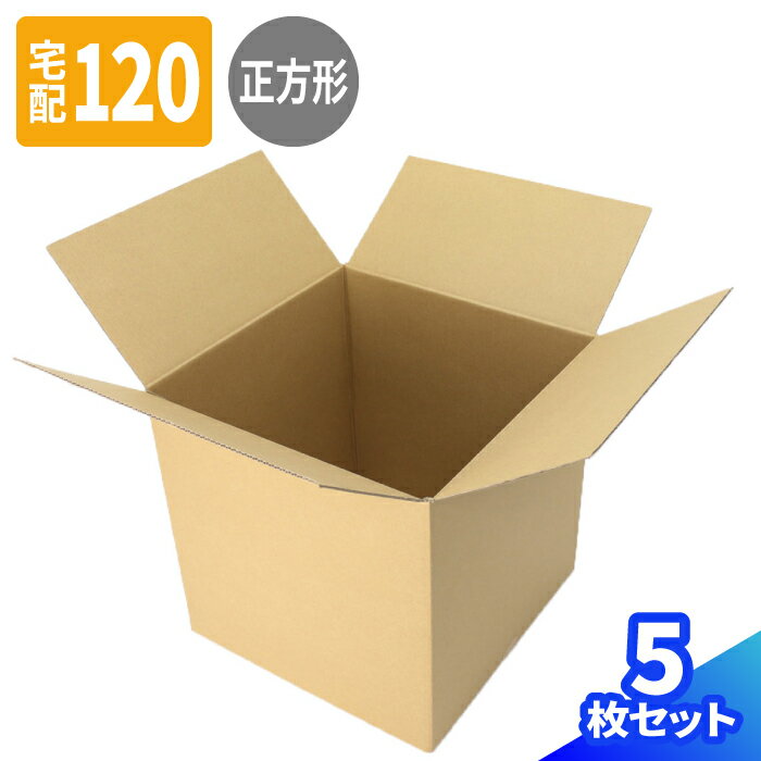【送料無料】立方体 ダンボール 120サイズ 10枚 (39