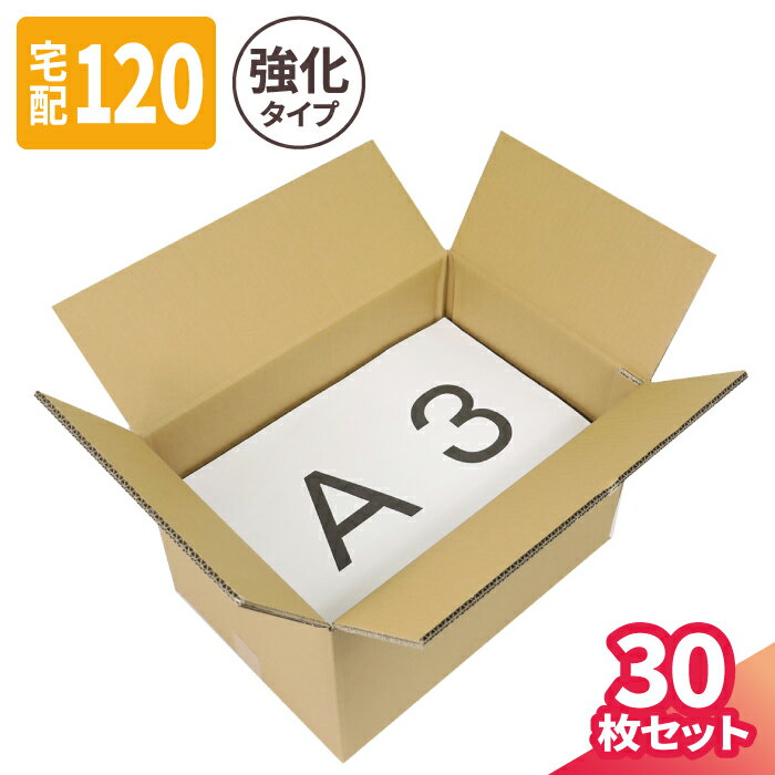 【送料無料】強化ダンボール 120サイズ 30枚 (450×310