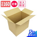 【法人限定販売】ダンボール 160サイズ 5枚~20枚 (600×400×540) 国際郵便 EMS 段ボール 160 ダンボール箱 B3サイズ 段ボール箱 海外発送 梱包用 梱包資材 梱包 宅配160 箱 宅配箱 ヤマト 宅急便 ゆうパック 佐川 宅配海外引越し ボックス 収納 特大 大きい B3 (0376/5736)(3)