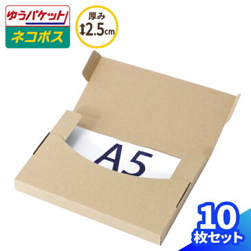 A5 厚さ2.5cm ネコポス対応 227×158×20 【10枚】 | ダンボール 60サイズ 段ボール ダンボール箱 段ボール箱 ネコポス 箱 ゆうパケット クリックポスト ゆうメール 梱包 梱包資材 梱包材 A5 メール便 規格内 定形外 小型 小さい 薄型 メルカリ ゆうゆうメルカリ便 (0413)