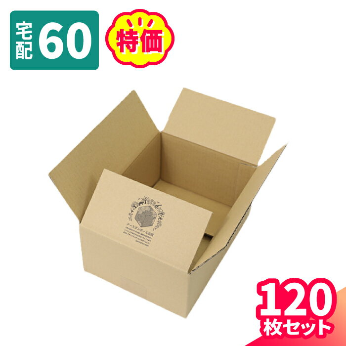 ダンボール 60サイズ 120枚 広告入 B5 264 194 114 60サイズダンボール B5サイズ 段ボール 60 ダンボール箱 段ボール箱 梱包用 梱包資材 梱包材 梱包 箱 宅配箱 宅配 ヤマト運輸 ボックス 小さ…