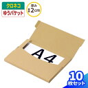 クロネコゆうパケット ダンボール A4 2cm 10枚 (305×220×15) ゆうパケット 箱 ダンボール 段ボール クリックポスト 箱 ダンボール箱 段ボール箱 梱包資材 梱包材 A4サイズ メルカリ 発送 メール便 定形外 小型 小さい 薄型 薄い (0503)