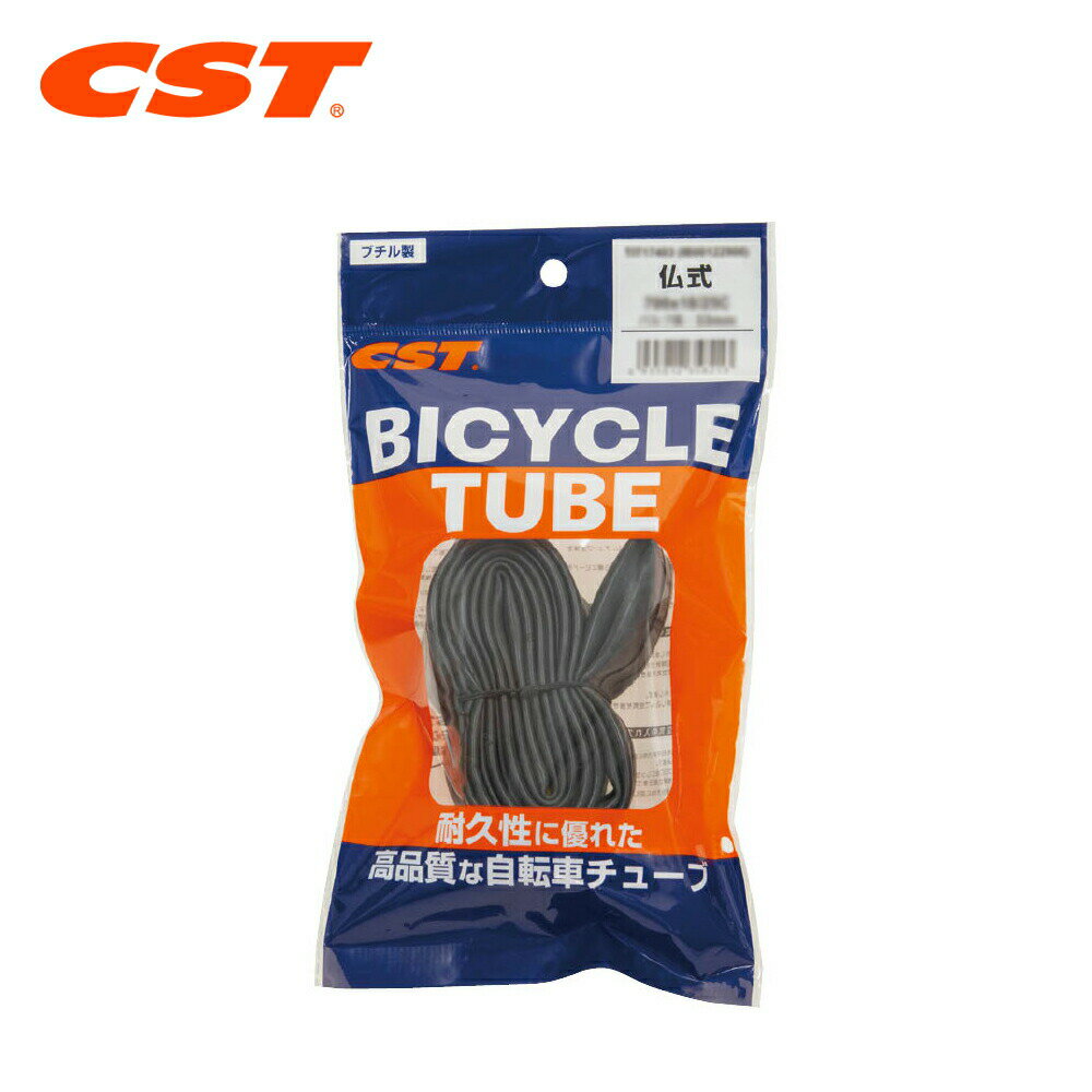 CST 自転車 パーツ チューブ 仏式チューブ 48mm TIT17408 2024 ブラック