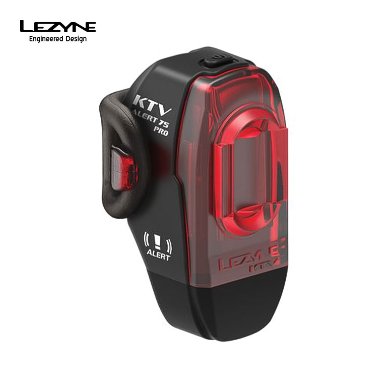 LEZYNE レザイン 自転車 リアライト LEDライト オートブレーキライト機能 KTV PRO ALERT DRIVE REAR 加速度センサー 広角レンズ搭載 デイタイムフラッシュ 75ルーメン コンパクト ストラップ式 エアロシートポスト対応 防水 IPX7 1