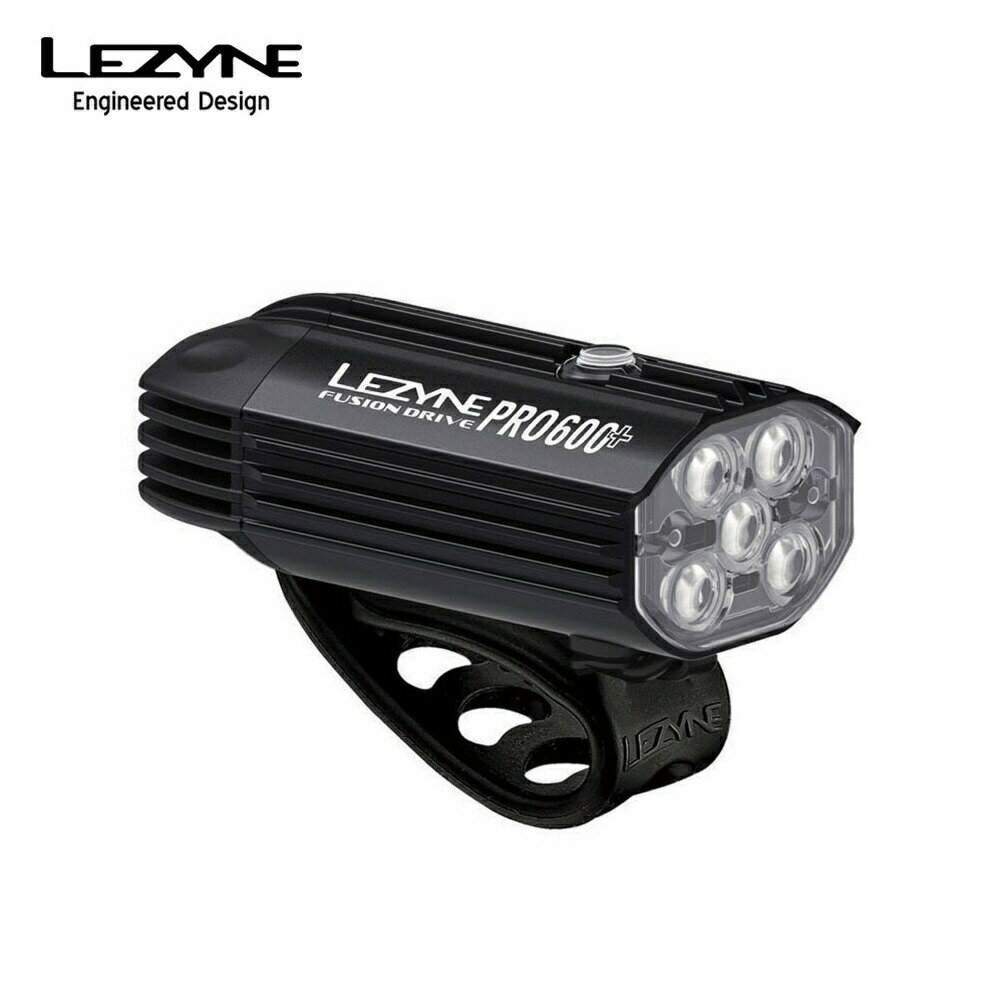 LEZYNE レザイン 自転車アクセサリー ライト FUSION DRIVE PRO 600 57-3502506042 コンパクト 高寿命 高出力LEDライト 600ルーメン 充電タイプ 防水 ブラック