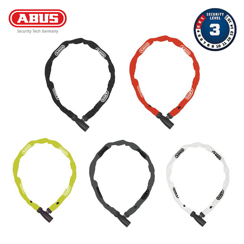 【セール】ABUS アブス 自転車 バイク ロック チェーンロック ABUS 1500/110 キー式 全長110mm チェーン 4mm コンパクト 軽量 自転車用 バイク用 鍵 カギ 盗難防止