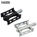 MKS 三ヶ島 自転車 パーツ ペダル SYLVAN STREAM NEXT PDL19201 トリプルシールドベアリング アルミニウム クロムメッキ