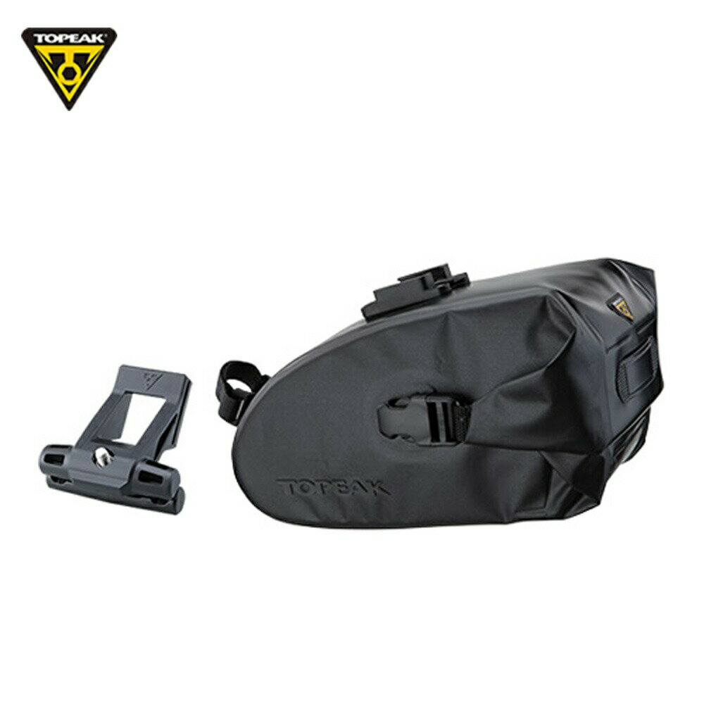 【SS期間中エントリーで店内全品P10倍】【セール】TOPEAK トピーク 自転車 サドルバッグ ウェッジ ドライバッグ クイッククリック Lサイズ BAG27002 反射プリント クリップ ホルダー付 ナイロン