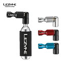 【10 OFF】LEZYNE レザイン 自転車 アクセサリー CO2ボンベ TRIGGER DRIVE CO2 携帯 空気入れ 差し込み式 トリガーノズル装備 フレンチバルブ アメリカンバルブ トリガーノズルインフレーター ネジ式カートリッジ取付可 凍結防止ジャケット付き