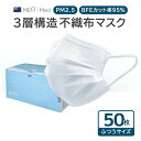 不織布 マスク 50枚 pm2.5対応 MEO メオ