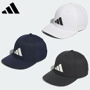 アディダス 【セール】adidas アディダス メンズ ゴルフ 帽子 キャップ ツアー スナップバック ENJ02 23SS 春夏 フリーサイズ 吸湿性 つばカーブ スナップクロージャー 6パネル構造 ジャカードファブリック