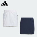 【土日もあす楽】adidas アディダス レディース ゴルフウェア スカート サイドプリーツ ストレッチスカート NMJ25 23SS 春夏 レギュラーフィット ベルト通し コインポケット付き キーリング付き ナイロン ポリウレタン ポリエステル 送料無料 代引き手数料無料 その1