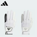【セール】adidas アディダス メンズ ゴルフ グローブ 左手用 クール ハイグリップ 24 IKL20 24SS 春夏 面ファスナー 伸縮性カフ グリップ...