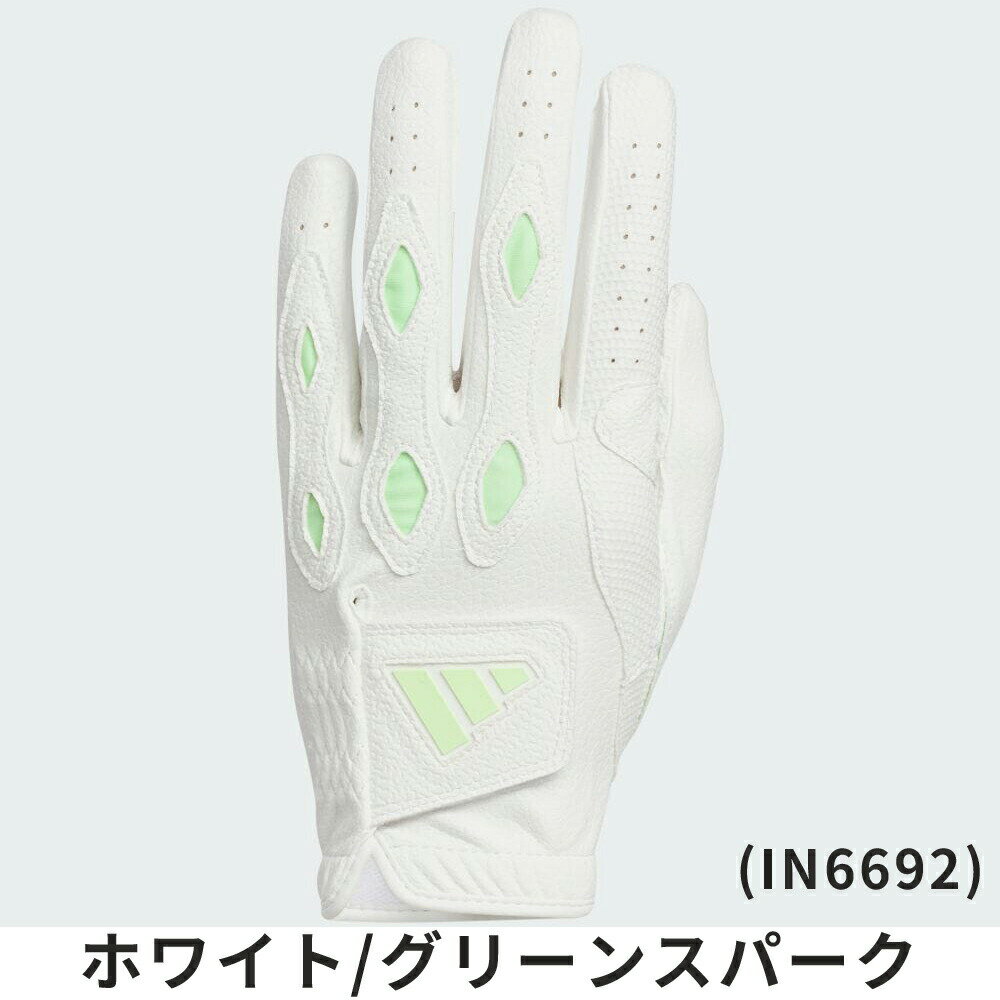 【セール 30%OFF】 adidas アディダス メンズ ゴルフウェア グローブ マルチフィット 24 グローブ 左手用 IKL21 24FW 秋冬 耐久性 ストレッチニット 面ファスナー式 調節可能 マルチフィット 伸縮性 合成皮革 ポリエステル ポリウレタン