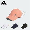 アディダス 【P3倍】【セール】adidas アディダス レディース ゴルフ 帽子 キャップ メタルロゴ リボンキャップ MMS56 23FW 秋冬 カーブをつけたつば バックストラップ 6パネル構造 スウェットバンド付き