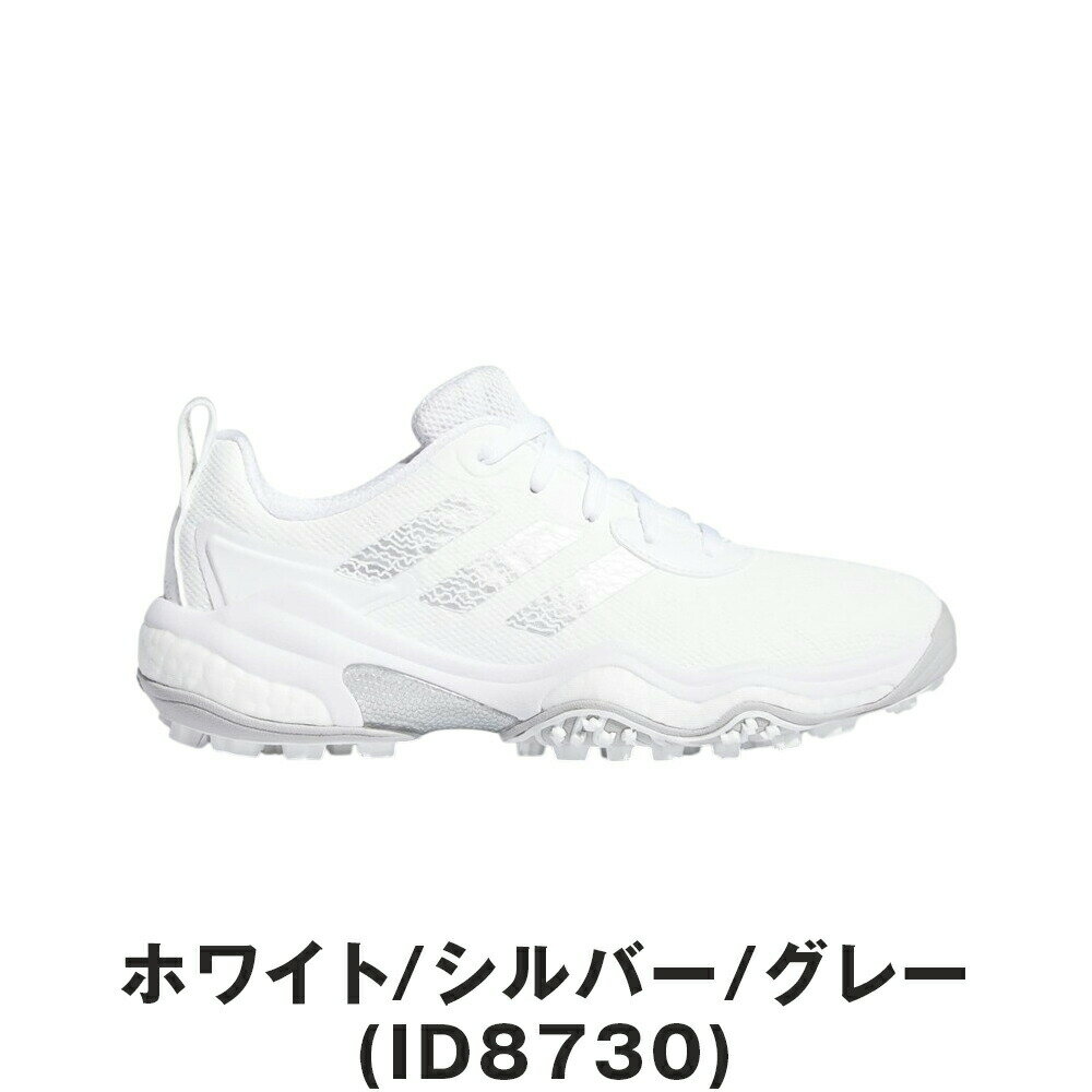 【セール 10%OFF】 adidas アディダス レディース ゴルフ 靴 くつ シューズ ウィメンズ コードカオス 25 NKZ94 24FW 秋冬 シューレースクロージャー マルチレイヤー防水ニットアッパー ハイブリッドミッドソール ソックライナー グリップ力