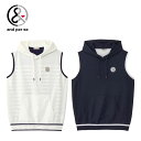 【セール 10%OFF】 and per se アンパスィ メンズ ゴルフウェア ベスト アクティブニット フーディーベスト AMS2005A1 25SS 春夏...