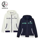 【セール 10%OFF】 and per se アンパスィ メンズ ゴルフウェア ブルゾン エアロスウェット フーディーブルゾン AMS6905J2 25SS ...