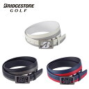 BRIDGESTONE ブリヂストン メンズ ゴルフ ベルト イタリアンレザープロモデルベルト BTG310 24SS 春夏 長さ調整可能 汎用性 高級感 Bマ...