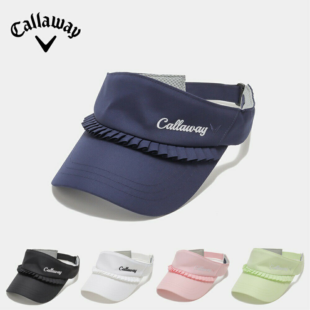 20%OFF セール Callaway キャロウェイ レディース ゴルフ 帽子 バイザー 上品 おすすめ デザインプリ...